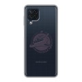 Полупрозрачный дизайнерский пластиковый чехол для Samsung Galaxy A22 Прозрачный космос