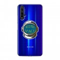 Полупрозрачный дизайнерский пластиковый чехол для Huawei Honor 20 Прозрачный космос