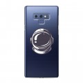 Полупрозрачный дизайнерский силиконовый с усиленными углами чехол для Samsung Galaxy Note 9 Прозрачный космос
