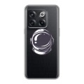 Полупрозрачный дизайнерский силиконовый чехол для OnePlus 10T Прозрачный космос