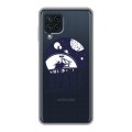 Полупрозрачный дизайнерский пластиковый чехол для Samsung Galaxy A22 Прозрачный космос