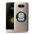 Полупрозрачный дизайнерский пластиковый чехол для LG G5 Прозрачный космос