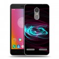 Дизайнерский силиконовый чехол для Lenovo K6 Абстракции Вращение