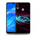 Дизайнерский пластиковый чехол для Huawei Y6 (2019) Абстракции Вращение