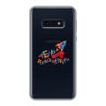 Полупрозрачный дизайнерский силиконовый чехол для Samsung Galaxy S10e Прозрачный космос