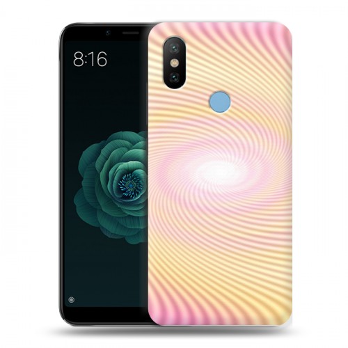 Дизайнерский силиконовый чехол для Xiaomi Mi A2 Абстракции Вращение