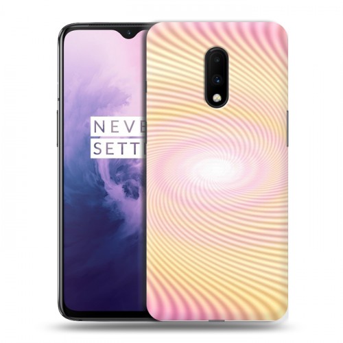 Дизайнерский пластиковый чехол для OnePlus 7 Абстракции Вращение