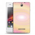 Дизайнерский пластиковый чехол для Sony Xperia E Абстракции Вращение