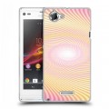 Дизайнерский пластиковый чехол для Sony Xperia L Абстракции Вращение