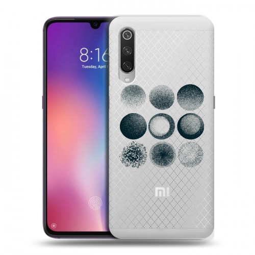 Полупрозрачный дизайнерский силиконовый с усиленными углами чехол для Xiaomi Mi9 Прозрачный космос