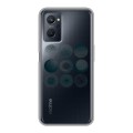 Полупрозрачный дизайнерский пластиковый чехол для Realme 9i Прозрачный космос