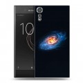 Дизайнерский пластиковый чехол для Sony Xperia XZs Галактика