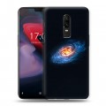 Дизайнерский пластиковый чехол для OnePlus 6 Галактика