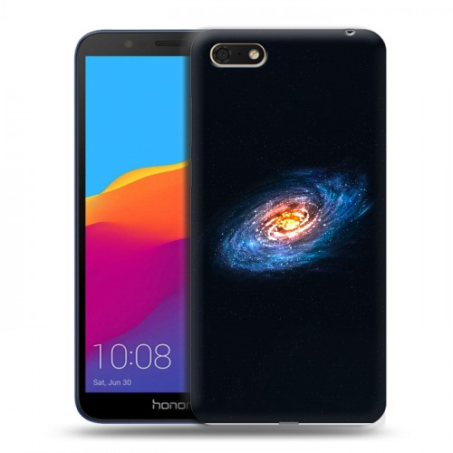 Дизайнерский пластиковый чехол для Huawei Honor 7A Галактика