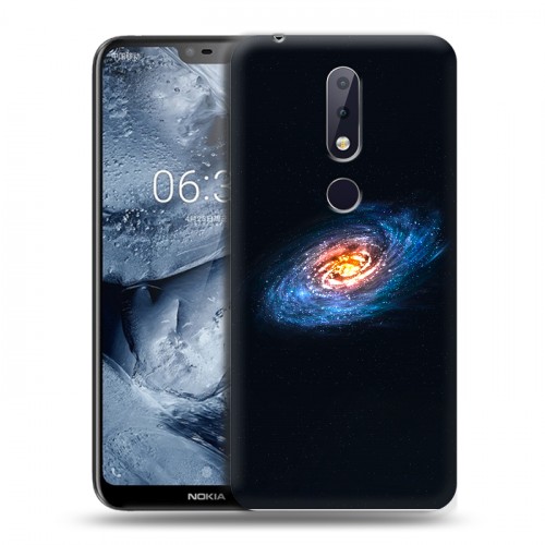 Дизайнерский пластиковый чехол для Nokia 6.1 Plus Галактика