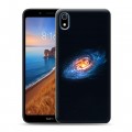 Дизайнерский силиконовый чехол для Xiaomi RedMi 7A Галактика