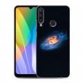 Дизайнерский пластиковый чехол для Huawei Y6p Галактика