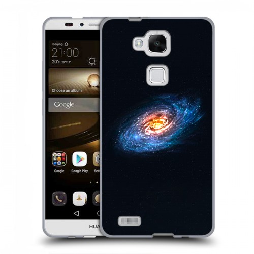 Дизайнерский силиконовый чехол для Huawei Ascend Mate 7 Галактика