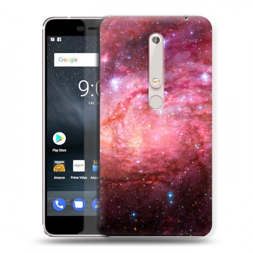Дизайнерский пластиковый чехол для Nokia 6 (2018) Галактика