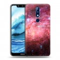 Дизайнерский силиконовый чехол для Nokia 5.1 Plus Галактика