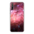 Дизайнерский силиконовый чехол для Huawei Y8p Галактика