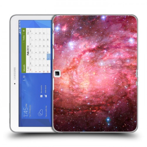 Дизайнерский силиконовый чехол для Samsung Galaxy Tab 4 10.1 Галактика