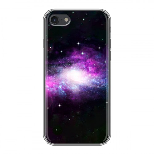 Дизайнерский силиконовый чехол для Iphone 7 Галактика