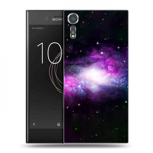 Дизайнерский пластиковый чехол для Sony Xperia XZs Галактика