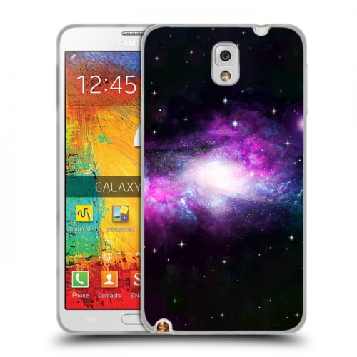 Дизайнерский пластиковый чехол для Samsung Galaxy Note 3 Галактика