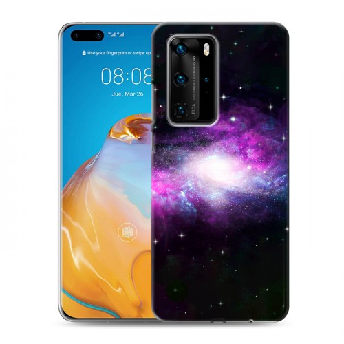 Дизайнерский пластиковый чехол для Huawei P40 Pro Галактика