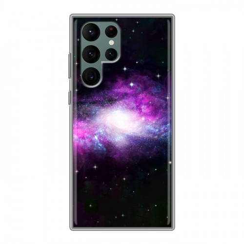 Дизайнерский пластиковый чехол для Samsung Galaxy S22 Ultra Галактика