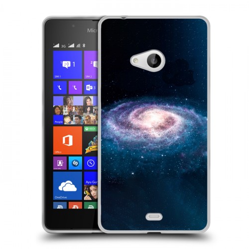 Дизайнерский пластиковый чехол для Microsoft Lumia 540 Галактика