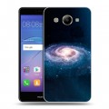 Дизайнерский пластиковый чехол для Huawei Y3 (2017) Галактика