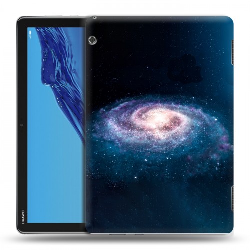 Дизайнерский силиконовый с усиленными углами чехол для Huawei MediaPad T5 Галактика