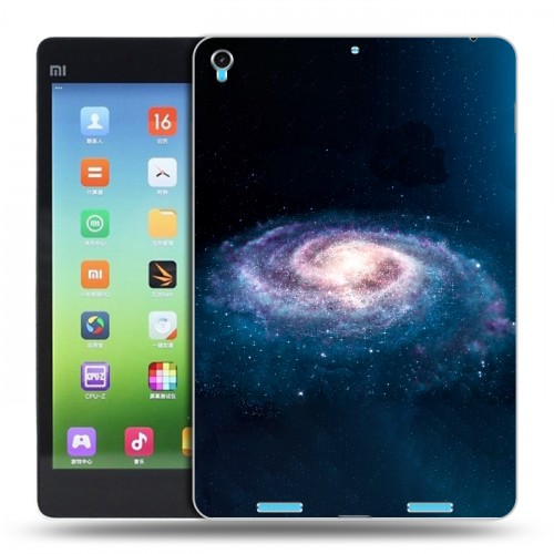Дизайнерский силиконовый чехол для Xiaomi MiPad Галактика