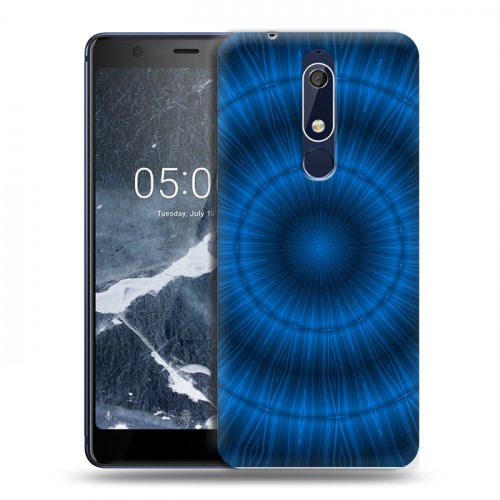 Дизайнерский пластиковый чехол для Nokia 5.1 Абстракции Вращение