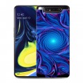 Дизайнерский пластиковый чехол для Samsung Galaxy A80 Абстракции Вращение