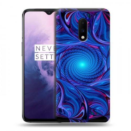 Дизайнерский пластиковый чехол для OnePlus 7 Абстракции Вращение