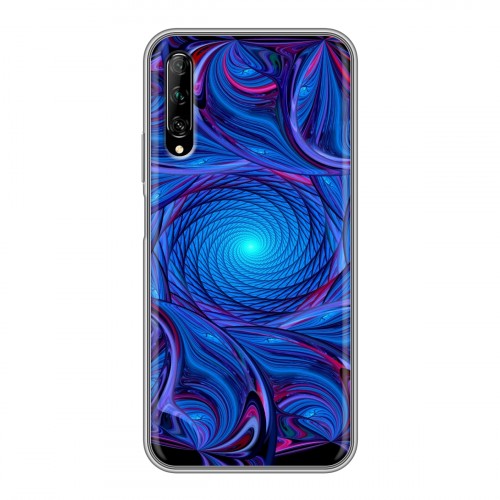 Дизайнерский силиконовый чехол для Huawei Y9s Абстракции Вращение