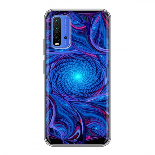 Дизайнерский силиконовый чехол для Xiaomi RedMi 9T Абстракции Вращение