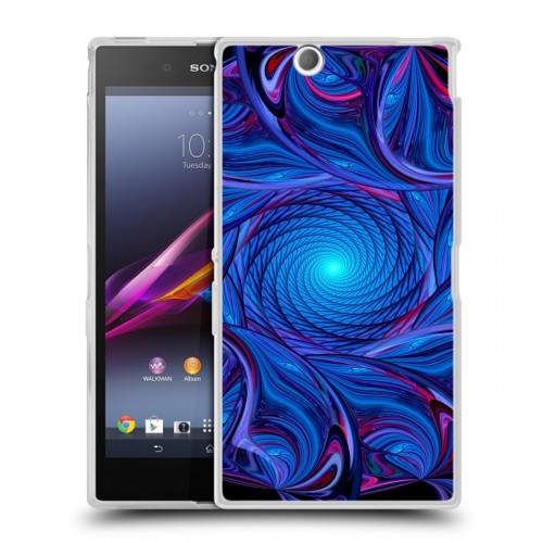 Дизайнерский пластиковый чехол для Sony Xperia Z Ultra  Абстракции Вращение