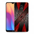 Дизайнерский силиконовый с усиленными углами чехол для Xiaomi RedMi 8A Абстракции Вращение