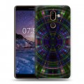 Дизайнерский пластиковый чехол для Nokia 7 Plus Абстракции Вращение