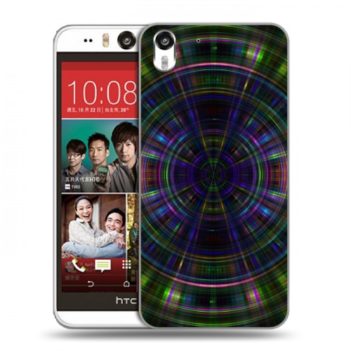 Дизайнерский силиконовый чехол для HTC Desire Eye Абстракции Вращение