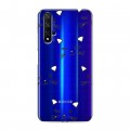 Полупрозрачный дизайнерский пластиковый чехол для Huawei Honor 20 Прозрачные кошки