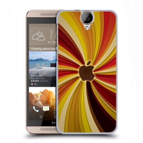 Дизайнерский силиконовый чехол для HTC One E9+ Абстракции Вращение