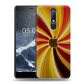 Дизайнерский пластиковый чехол для Nokia 5.1 Абстракции Вращение