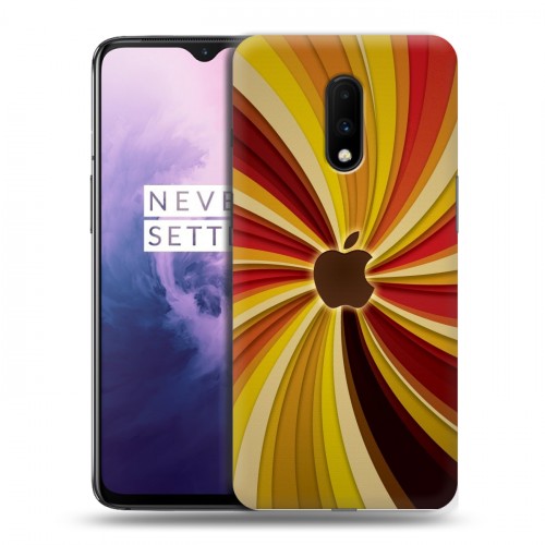 Дизайнерский пластиковый чехол для OnePlus 7 Абстракции Вращение