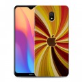 Дизайнерский силиконовый с усиленными углами чехол для Xiaomi RedMi 8A Абстракции Вращение