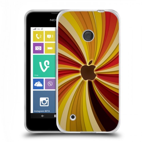 Дизайнерский пластиковый чехол для Nokia Lumia 530 Абстракции Вращение